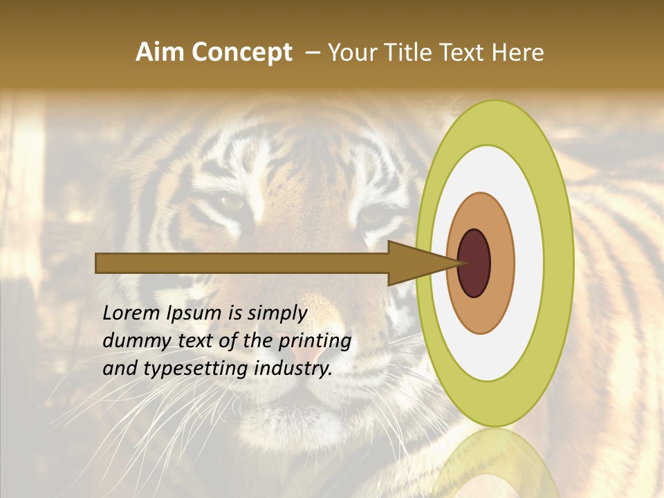Zoo Feline Bengal PowerPoint Template