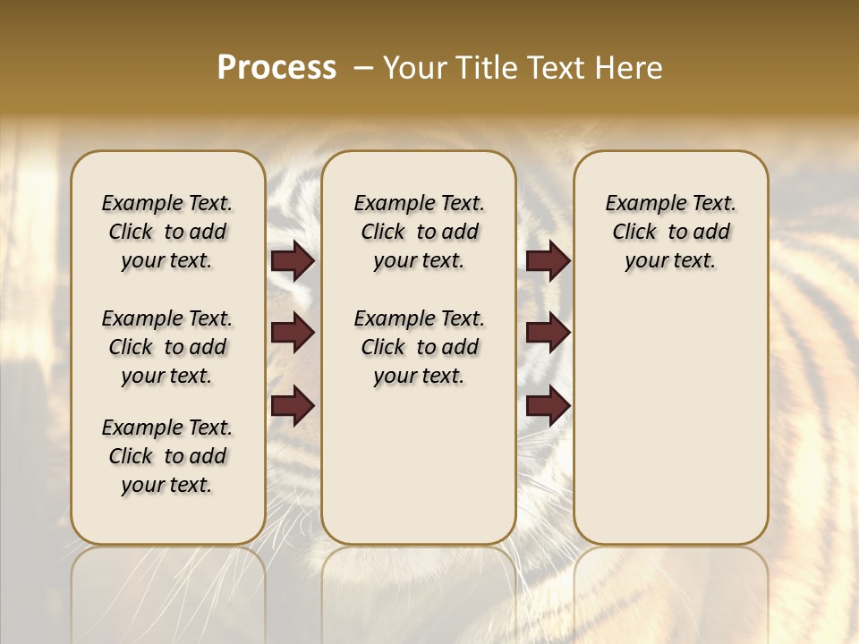Zoo Feline Bengal PowerPoint Template