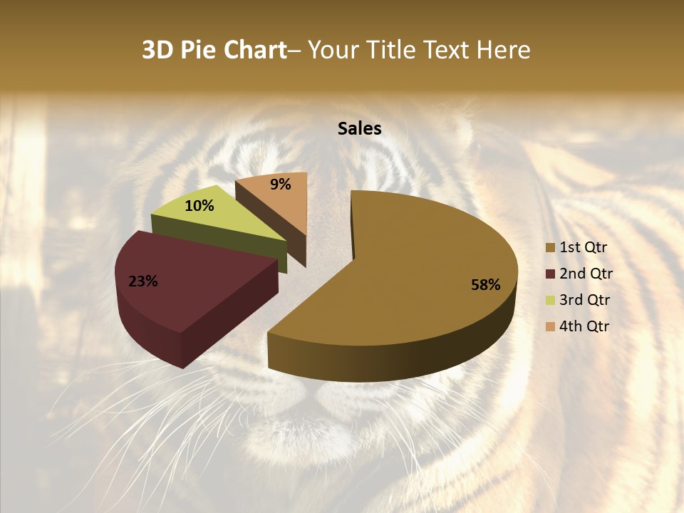 Zoo Feline Bengal PowerPoint Template