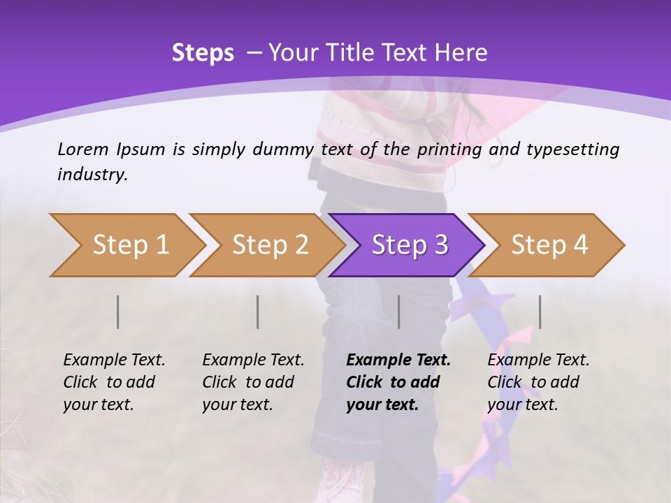 Activity Trail Freedom PowerPoint Template