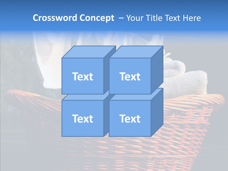 Rope Towel Cord PowerPoint Template