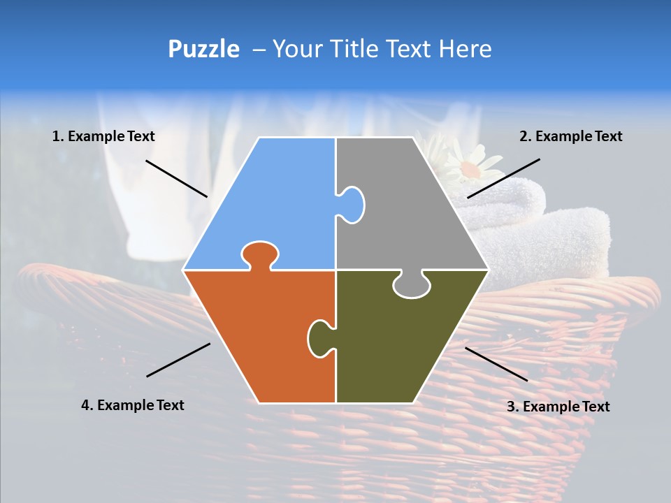 Rope Towel Cord PowerPoint Template