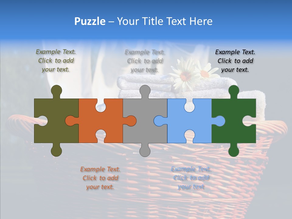 Rope Towel Cord PowerPoint Template