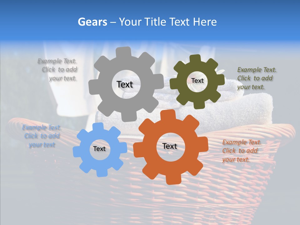 Rope Towel Cord PowerPoint Template