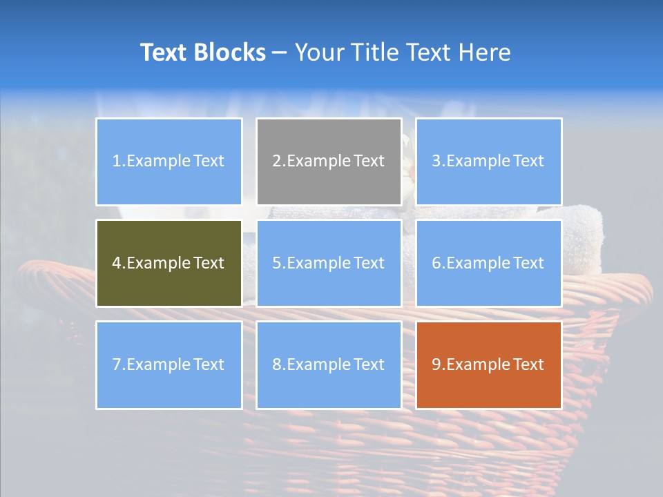 Rope Towel Cord PowerPoint Template