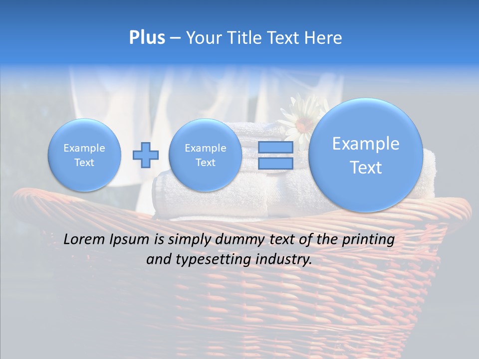 Rope Towel Cord PowerPoint Template