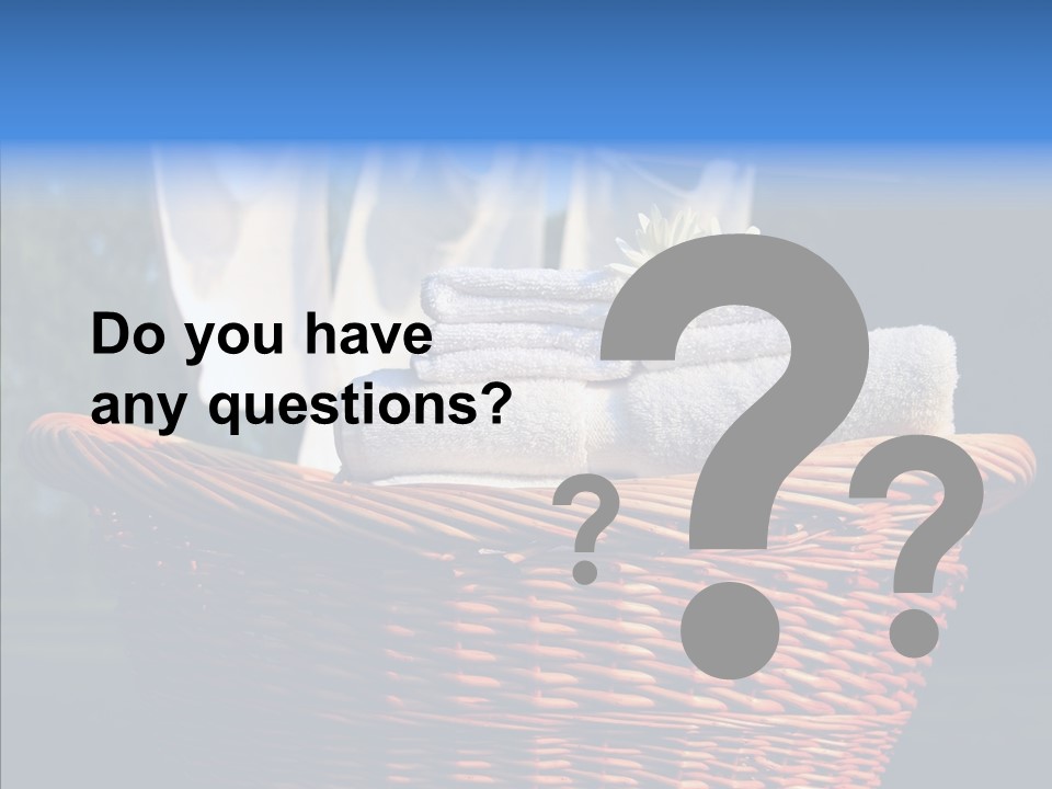 Rope Towel Cord PowerPoint Template