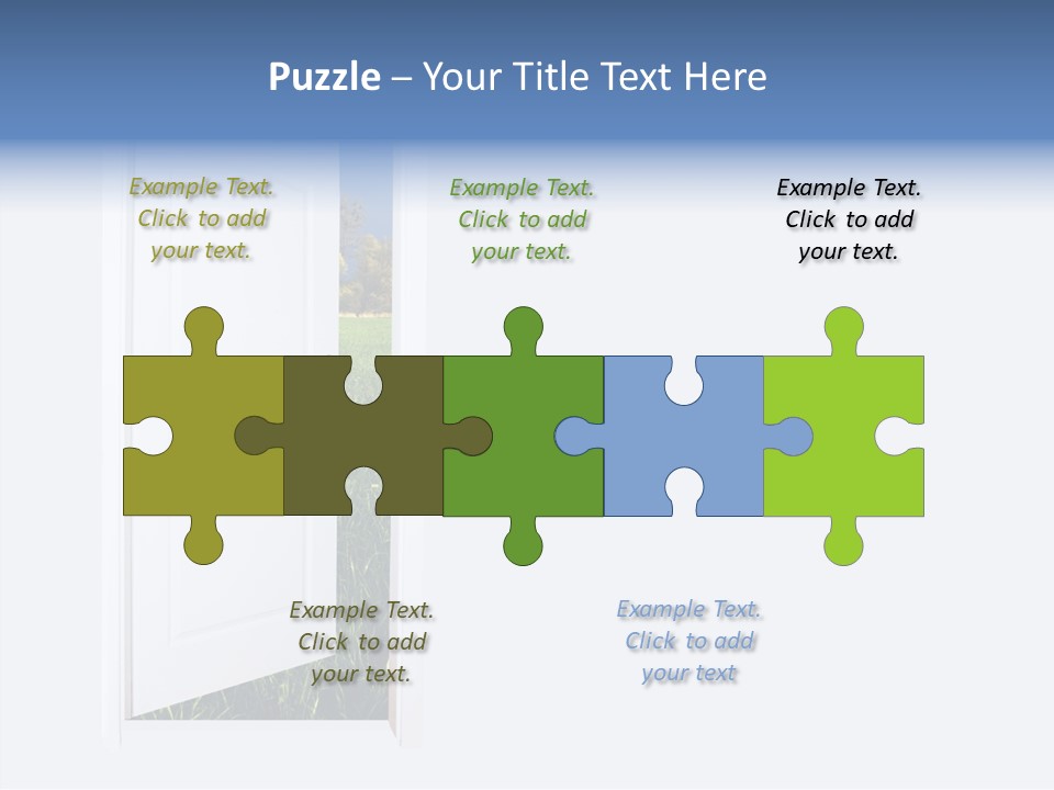 Conceptual Heaven Success PowerPoint Template