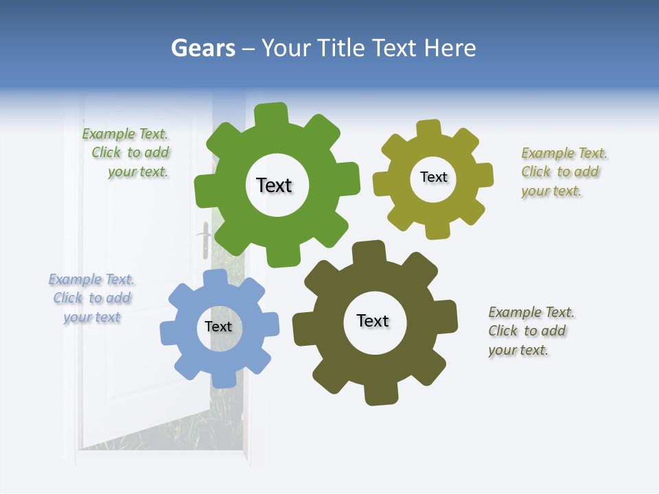 Conceptual Heaven Success PowerPoint Template