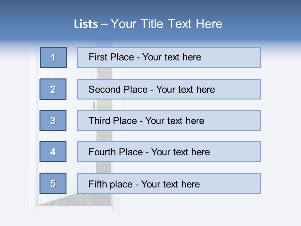 Conceptual Heaven Success PowerPoint Template