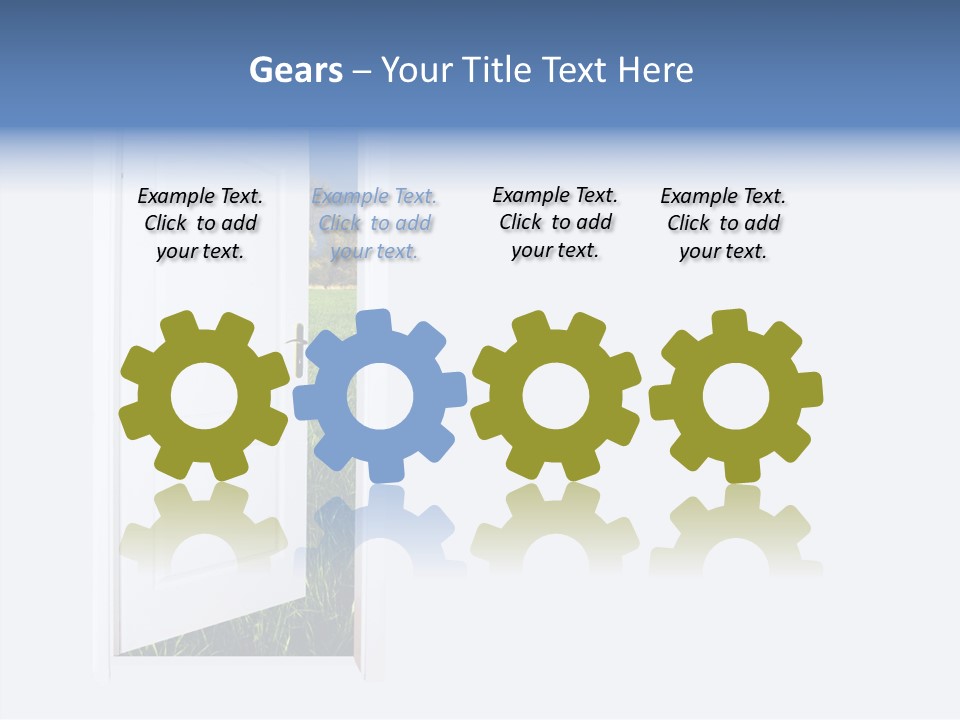 Conceptual Heaven Success PowerPoint Template