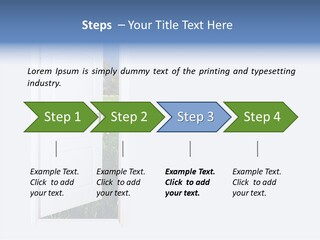 Conceptual Heaven Success PowerPoint Template