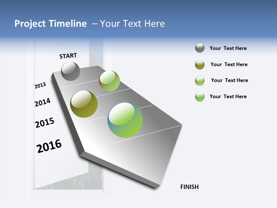 Conceptual Heaven Success PowerPoint Template
