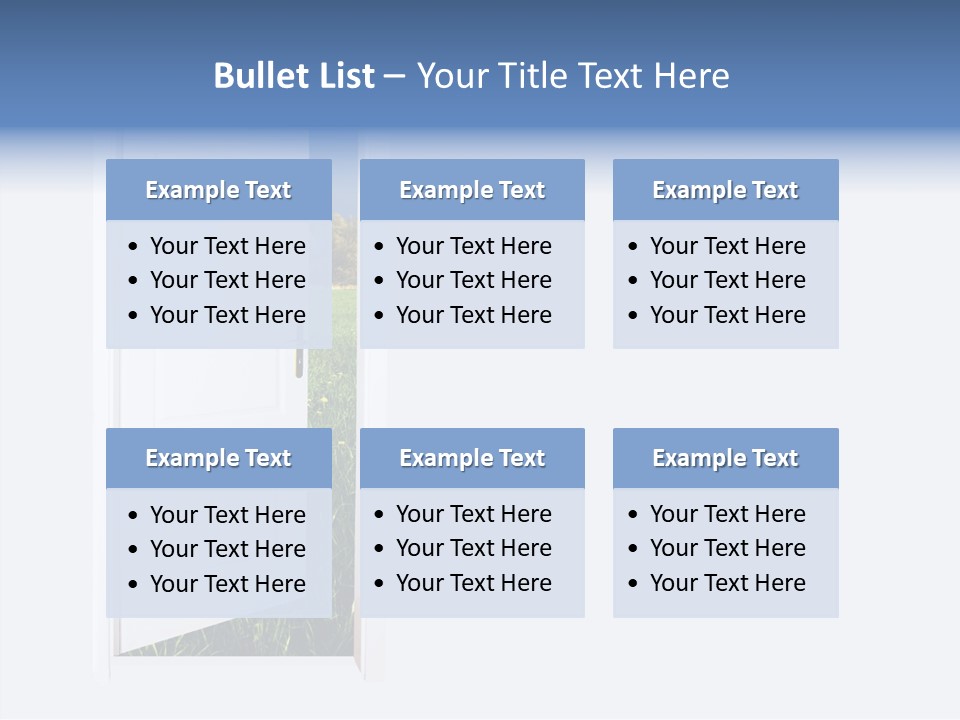 Conceptual Heaven Success PowerPoint Template