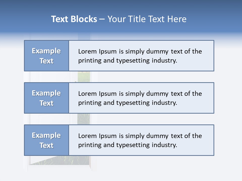 Conceptual Heaven Success PowerPoint Template