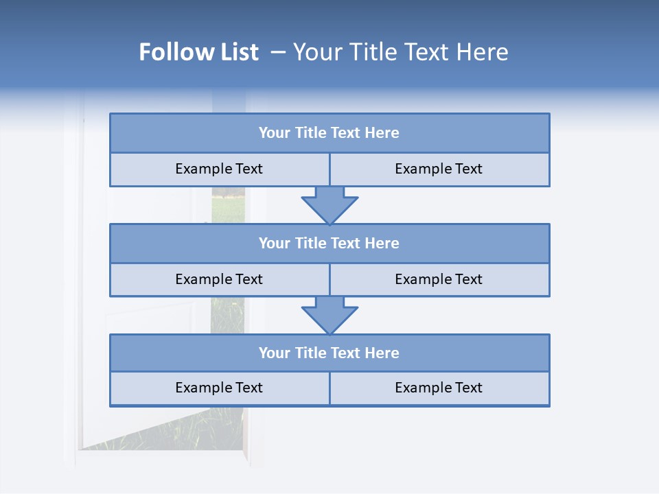 Conceptual Heaven Success PowerPoint Template