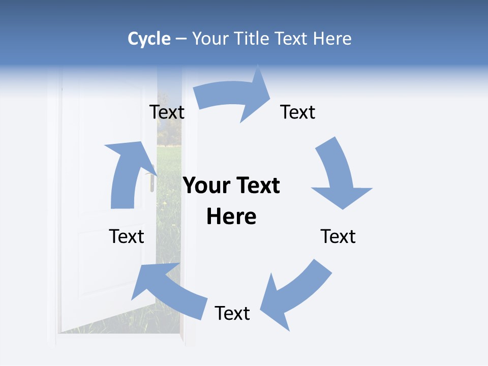 Conceptual Heaven Success PowerPoint Template