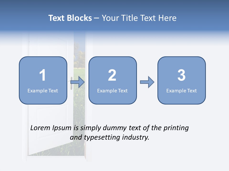 Conceptual Heaven Success PowerPoint Template