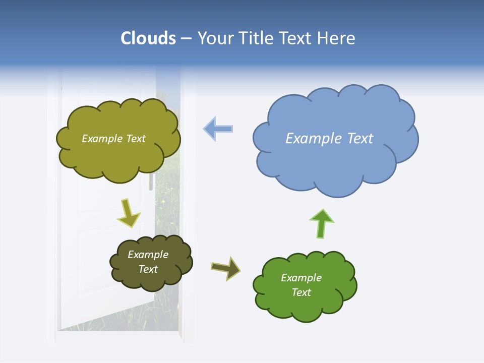 Conceptual Heaven Success PowerPoint Template