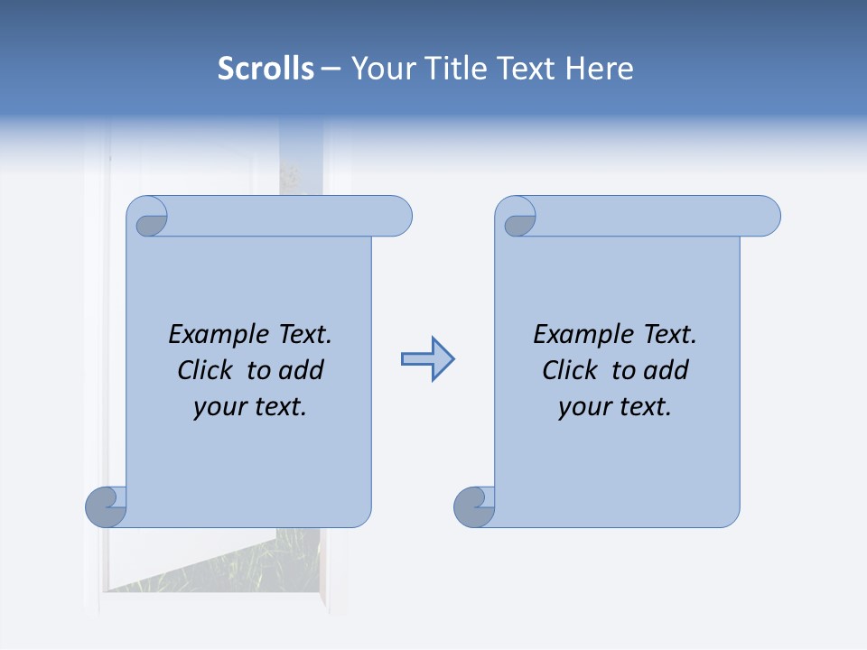 Conceptual Heaven Success PowerPoint Template