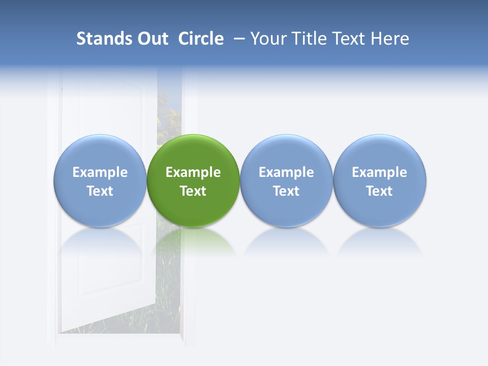 Conceptual Heaven Success PowerPoint Template