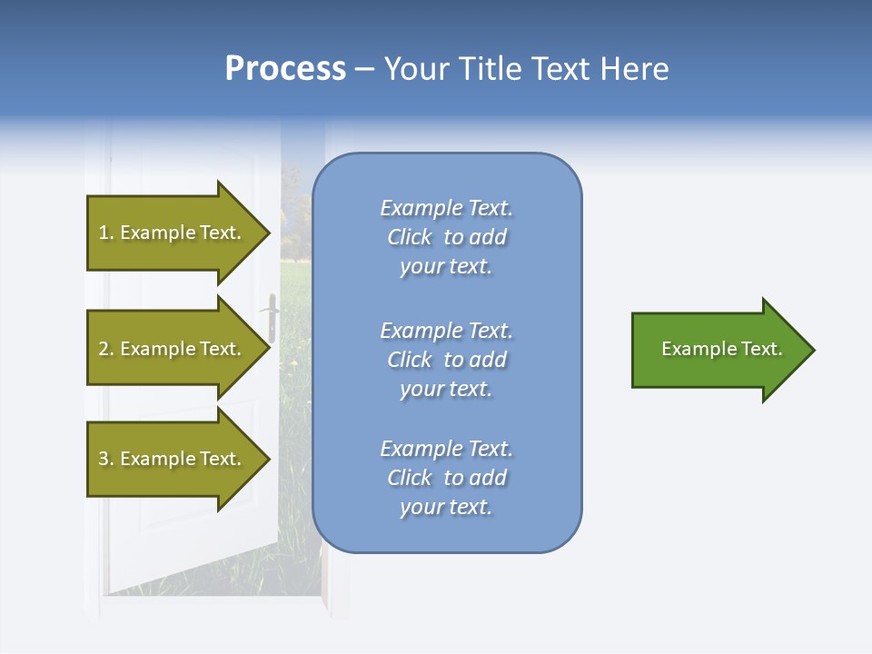 Conceptual Heaven Success PowerPoint Template