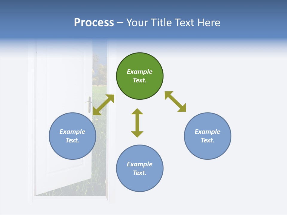 Conceptual Heaven Success PowerPoint Template