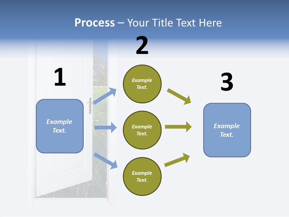 Conceptual Heaven Success PowerPoint Template