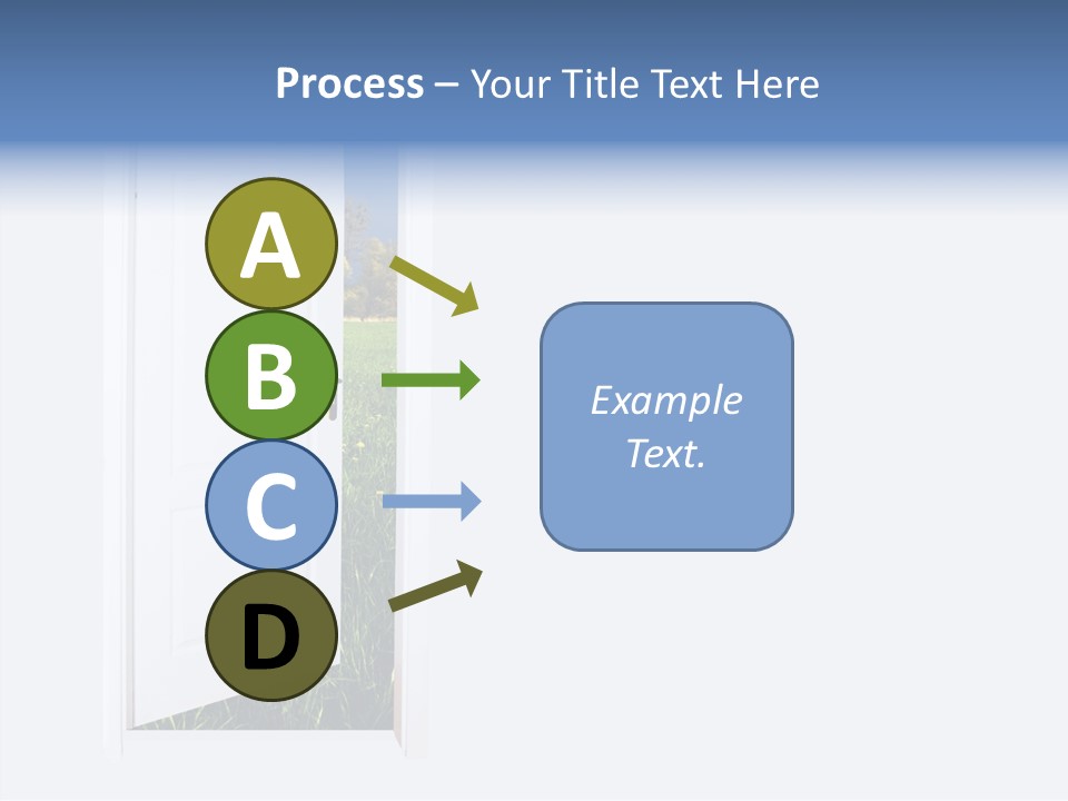 Conceptual Heaven Success PowerPoint Template