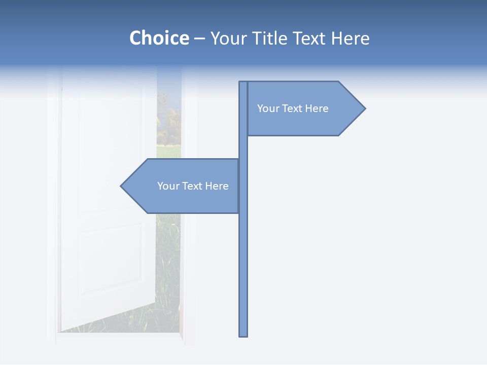 Conceptual Heaven Success PowerPoint Template