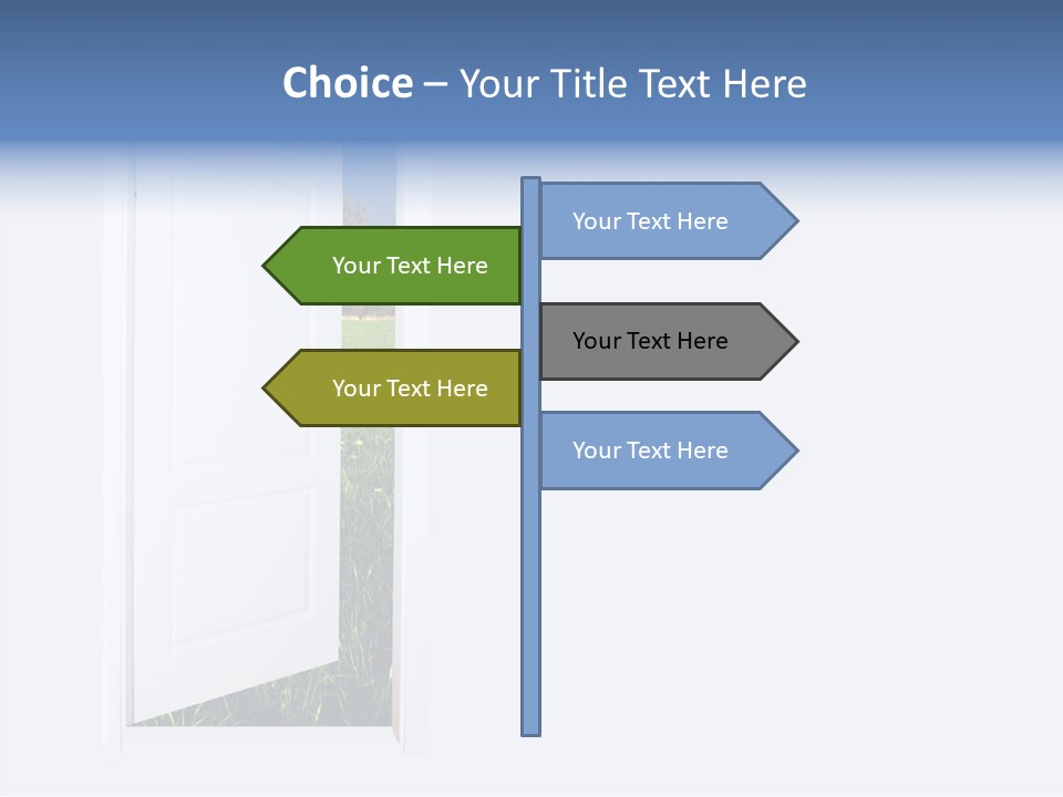 Conceptual Heaven Success PowerPoint Template