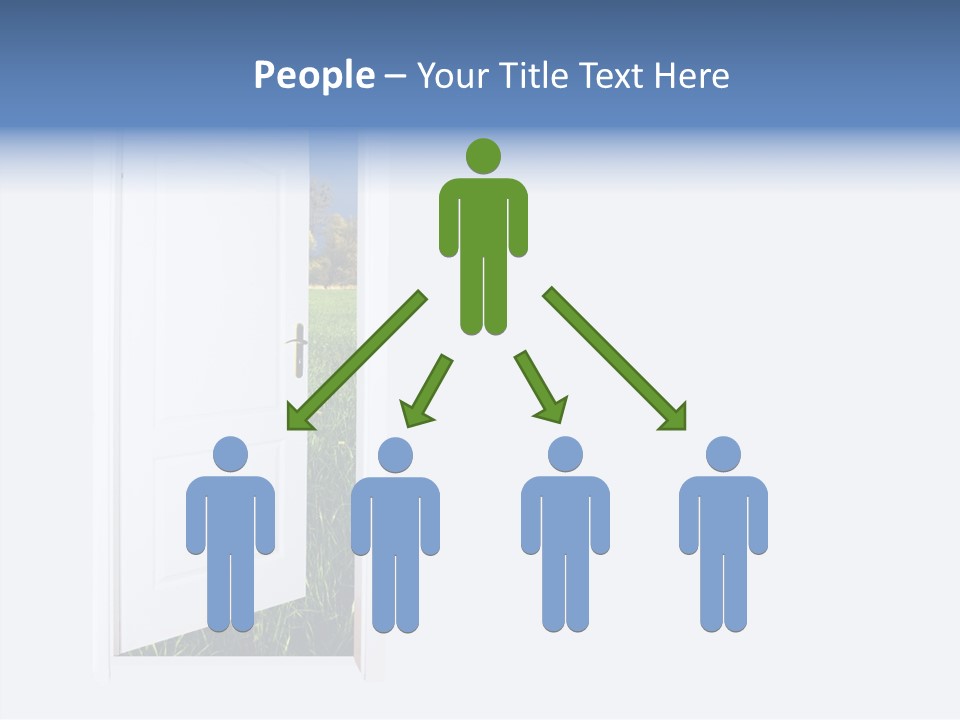 Conceptual Heaven Success PowerPoint Template
