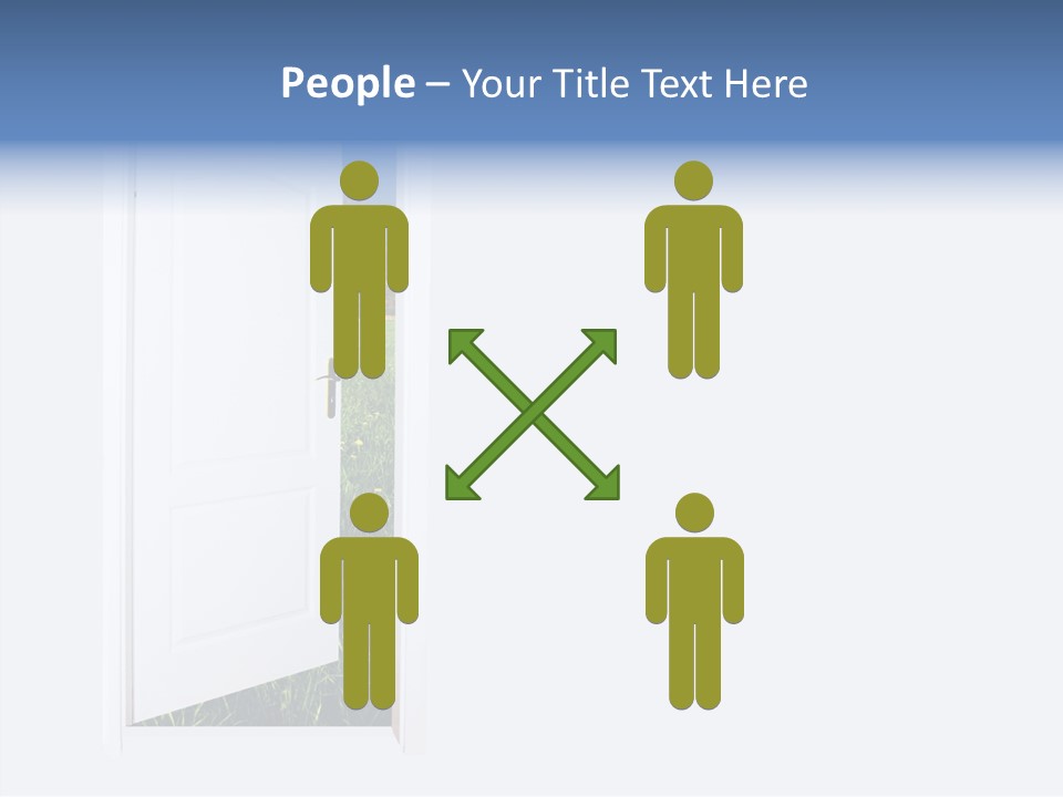 Conceptual Heaven Success PowerPoint Template