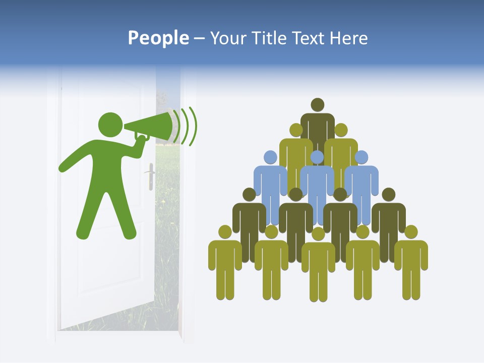 Conceptual Heaven Success PowerPoint Template