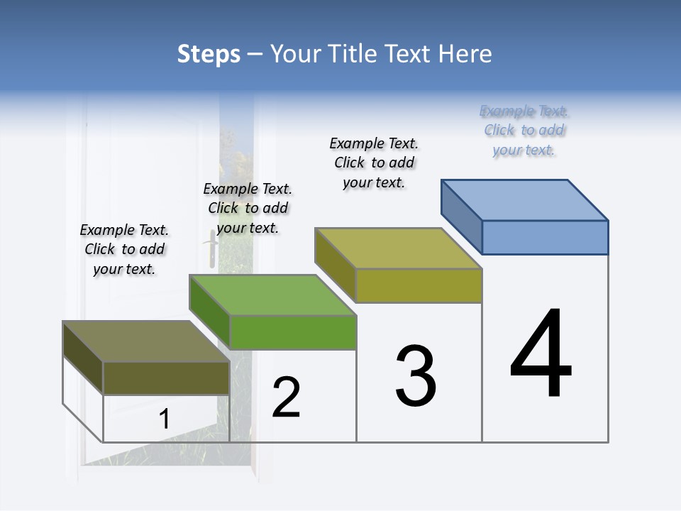 Conceptual Heaven Success PowerPoint Template