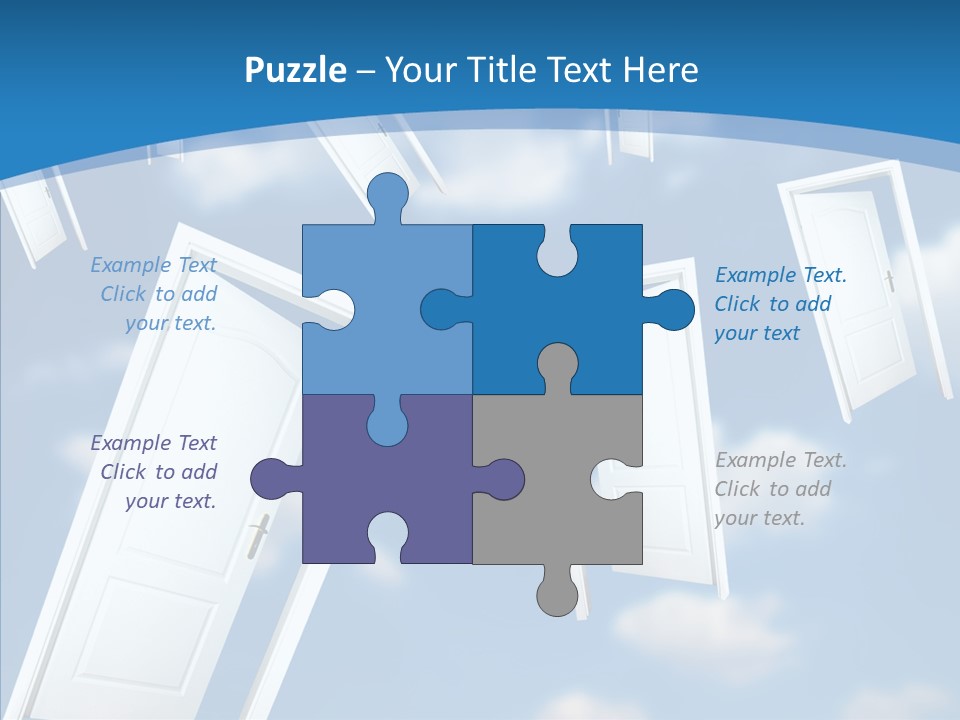 White Object Dream PowerPoint Template