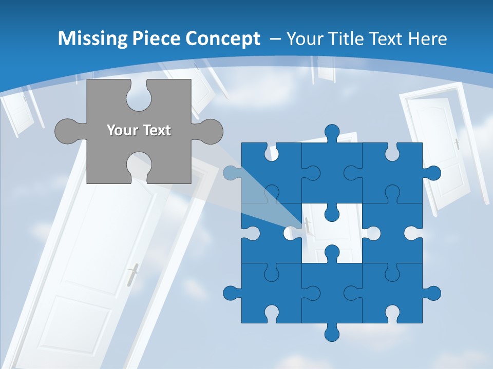 White Object Dream PowerPoint Template