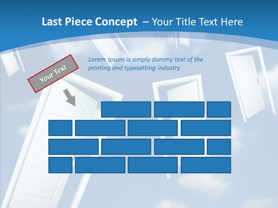 White Object Dream PowerPoint Template