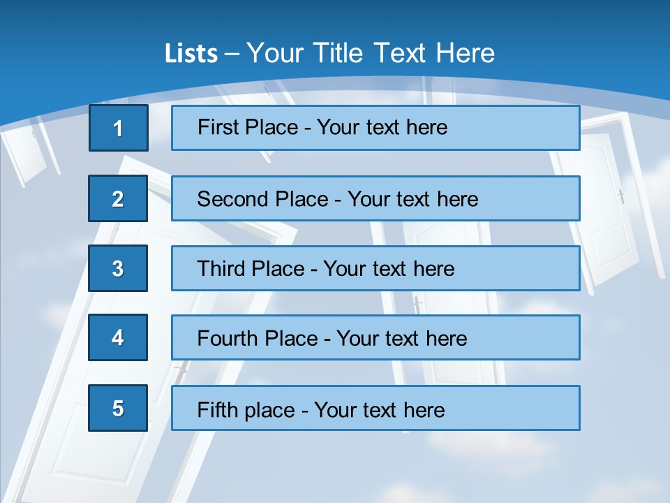 White Object Dream PowerPoint Template