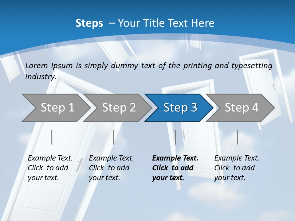 White Object Dream PowerPoint Template