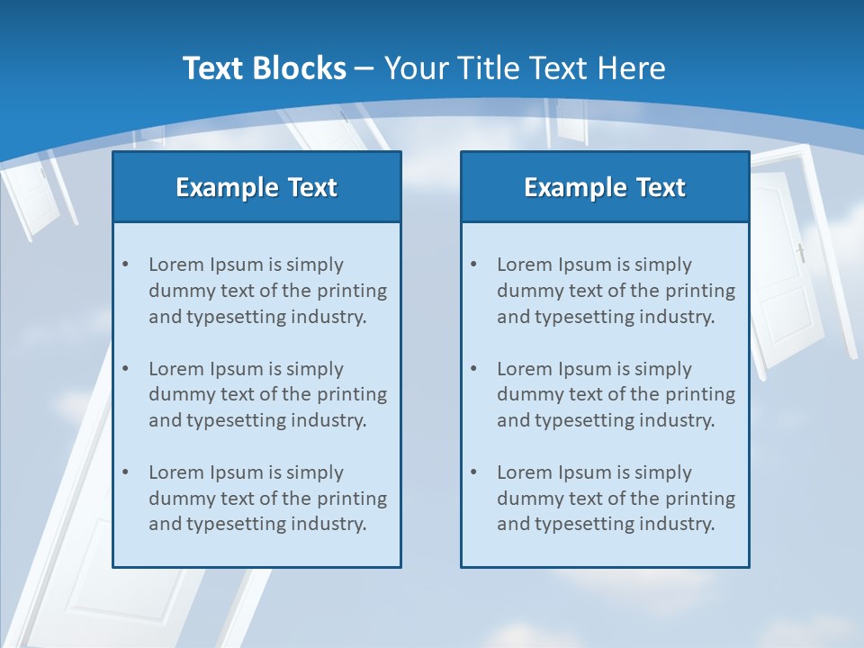 White Object Dream PowerPoint Template