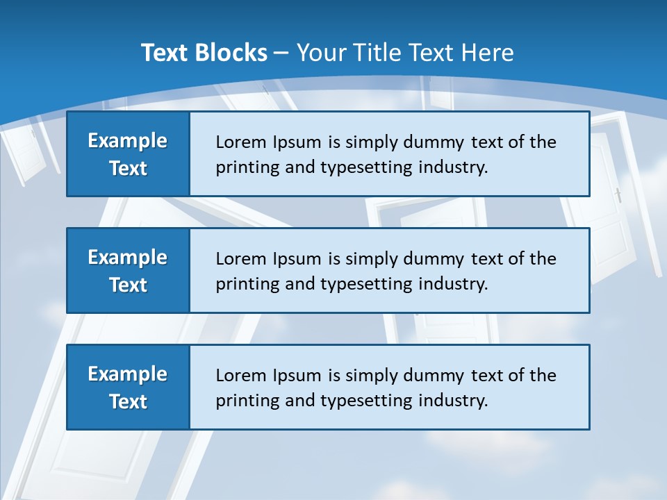 White Object Dream PowerPoint Template