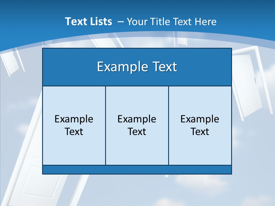 White Object Dream PowerPoint Template