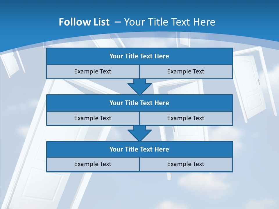 White Object Dream PowerPoint Template