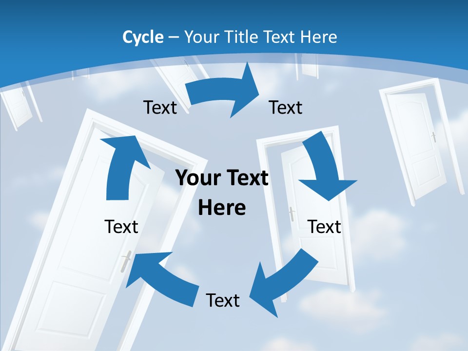 White Object Dream PowerPoint Template