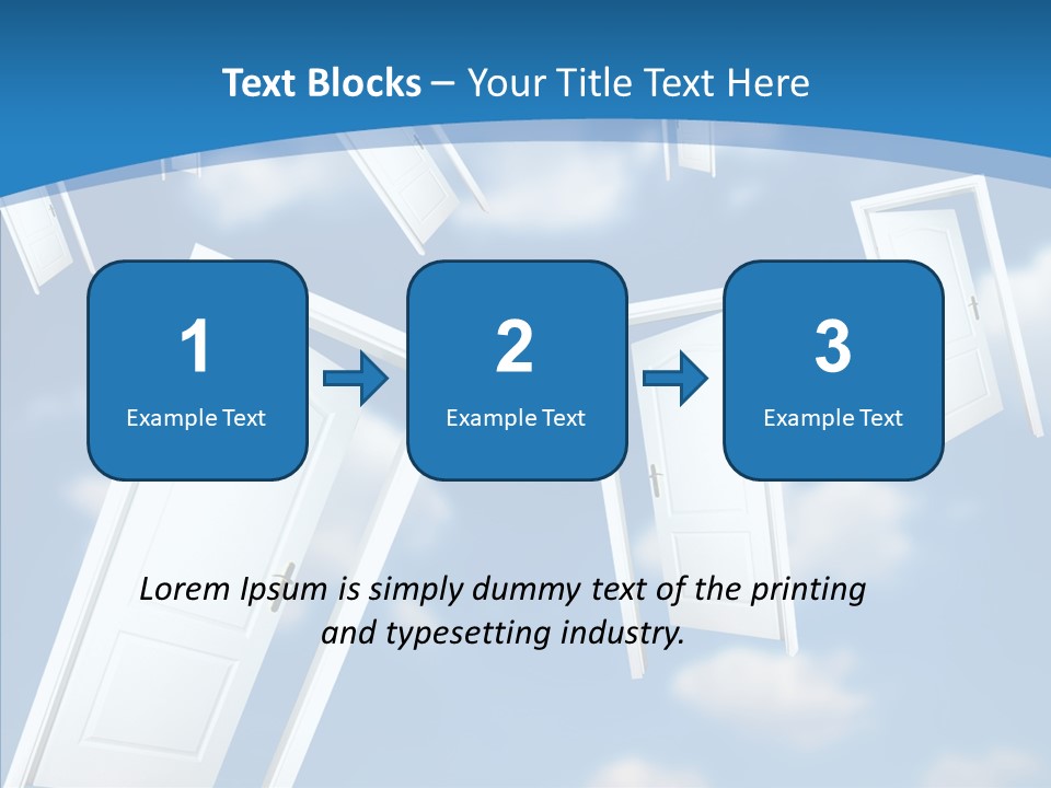 White Object Dream PowerPoint Template
