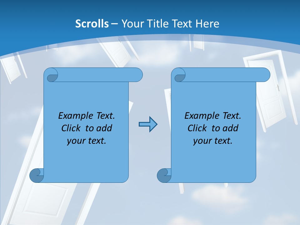 White Object Dream PowerPoint Template