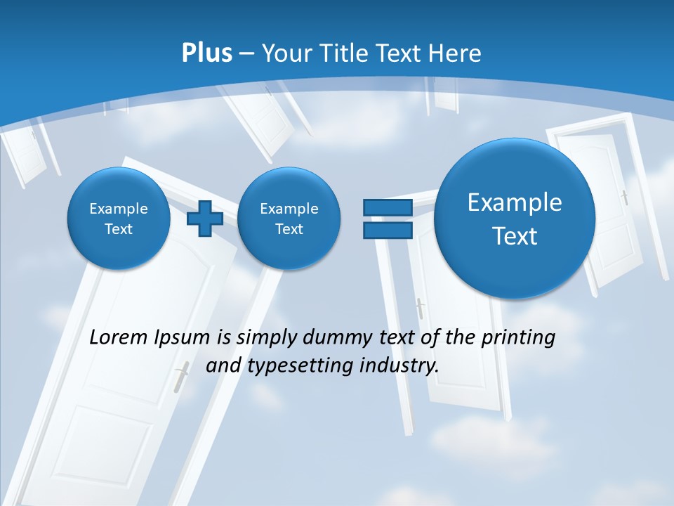 White Object Dream PowerPoint Template