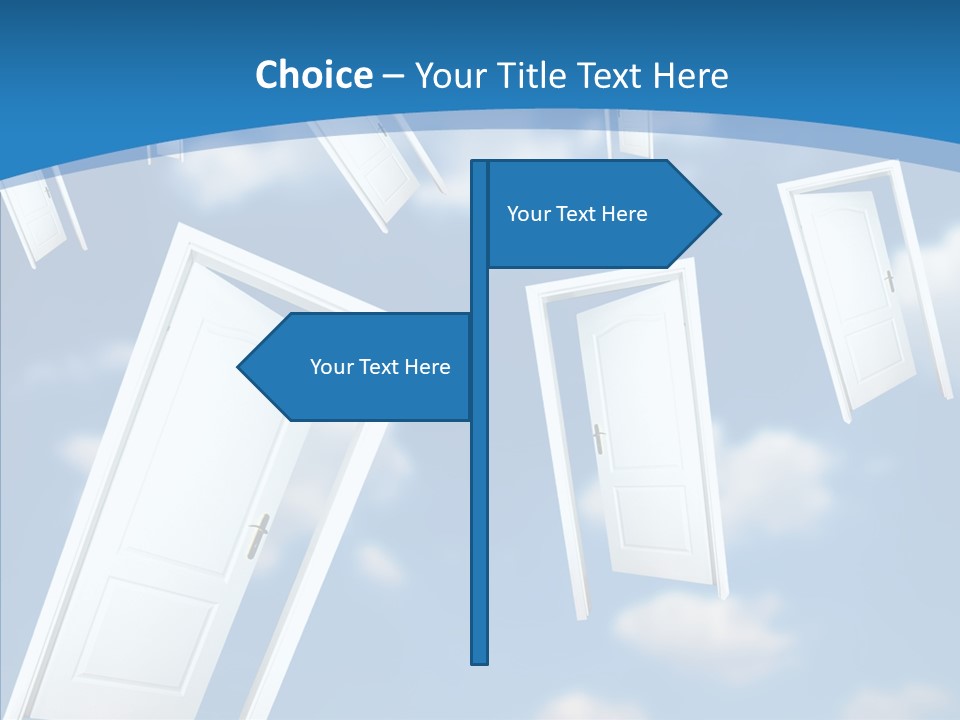 White Object Dream PowerPoint Template