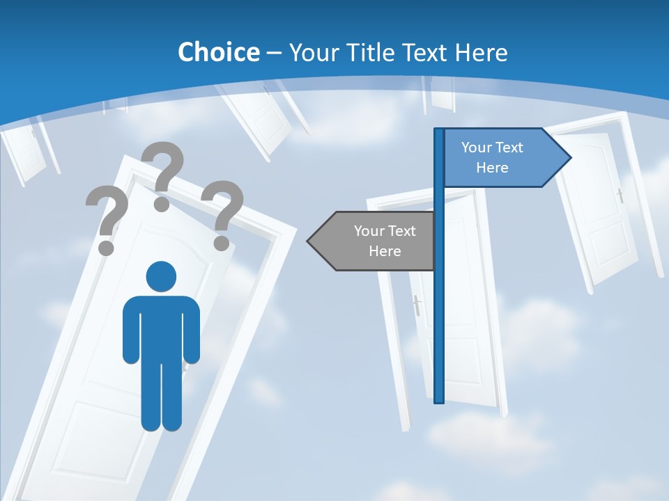 White Object Dream PowerPoint Template